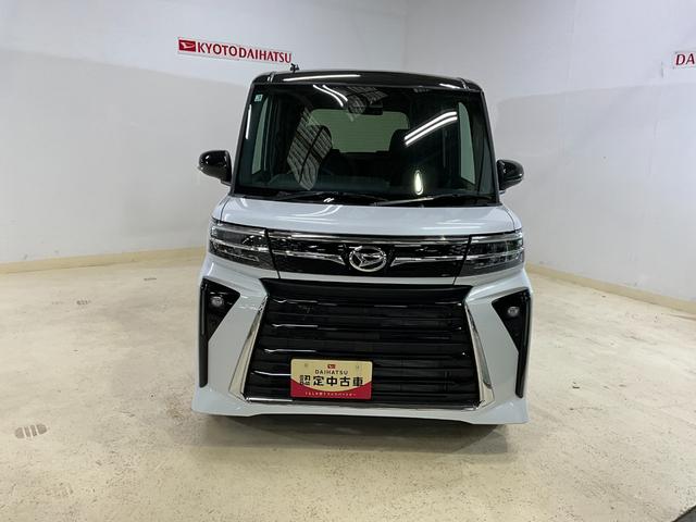 タントカスタムＲＳ　ナビ　前席シートヒーター　ターボワンオーナー　衝突軽減ブレーキ　認定中古車　ターボ　ナビ　電動パーキングブレーキ　オートブレーキホールド機能　運転席助手席シートヒーター　ツートン　プッシュボタンスタート　スマートキー　バックモニター（京都府）の中古車