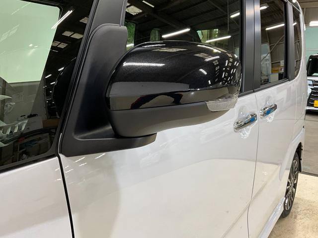 タントカスタムＲＳ　ナビ　前席シートヒーター　ターボワンオーナー　衝突軽減ブレーキ　認定中古車　ターボ　ナビ　電動パーキングブレーキ　オートブレーキホールド機能　運転席助手席シートヒーター　ツートン　プッシュボタンスタート　スマートキー　バックモニター（京都府）の中古車