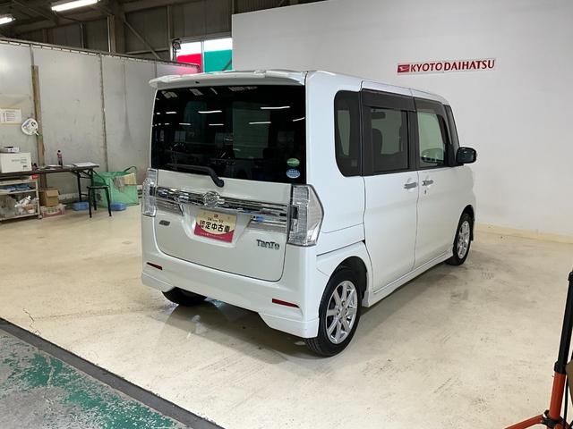 タントカスタムＸ　ナビ付　片側電動スライドドアナビ　マット・バイザー付き　Ｂｌｕｅｔｏｏｔｈ接続　ＤＶＤ再生　スマートキー　オートライト　ベンチシート　ＬＥＤヘッドライト　アイドリングストップ　運転席助手席エアバック（京都府）の中古車