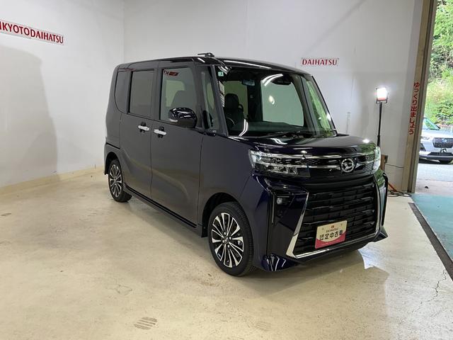 タントカスタムRS ターボ車 4WD オーディオレス バックカメラターボ車 4WD オーディオレス バックカメラ 両側電動スライドドア キーフリーシステム プッシュスタート 運転席助手席シートヒーター 電動パーキングブレーキ コーナーセンサー(京都府)の中古車