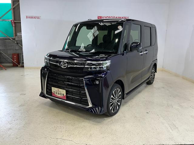 タントカスタムRS ターボ車 4WD オーディオレス バックカメラターボ車 4WD オーディオレス バックカメラ 両側電動スライドドア キーフリーシステム プッシュスタート 運転席助手席シートヒーター 電動パーキングブレーキ コーナーセンサー(京都府)の中古車