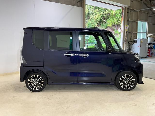 タントカスタムRS ターボ車 4WD オーディオレス バックカメラターボ車 4WD オーディオレス バックカメラ 両側電動スライドドア キーフリーシステム プッシュスタート 運転席助手席シートヒーター 電動パーキングブレーキ コーナーセンサー(京都府)の中古車
