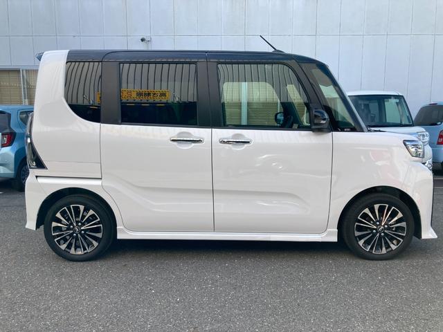 タントカスタムＲＳ　両側電動スライドドア　ＬＥＤヘッドランプバックカメラ対応　両側電動スライドドア　ＬＥＤヘッドランプ　プッシュボタンスタート　キーフリー　アイドリングストップ　シートヒーター　ベンチシート　オートエアコン　オートライト　安全ボディ　スマアシ（京都府）の中古車