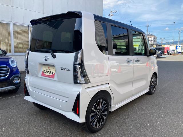 タントカスタムＲＳ　両側電動スライドドア　ＬＥＤヘッドランプバックカメラ対応　両側電動スライドドア　ＬＥＤヘッドランプ　プッシュボタンスタート　キーフリー　アイドリングストップ　シートヒーター　ベンチシート　オートエアコン　オートライト　安全ボディ　スマアシ（京都府）の中古車