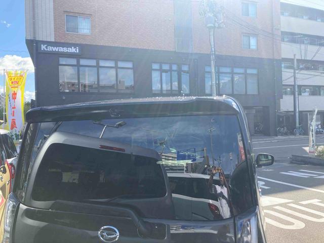 タントカスタムＲＳ　ターボ　両側リヤパワースライドドア　スマアシターボ　スマートアシスト　両側リヤパワースライドドア　プッシュボタンエンジンスタート　ＬＥＤヘッドライト　オートエアコン　オートライト　アルミホイール　コーナーセンサー　シートヒーター　バックカメラ（京都府）の中古車