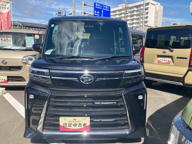 タントカスタムＲＳ　ターボ　両側リヤパワースライドドア　スマアシターボ　スマートアシスト　両側リヤパワースライドドア　プッシュボタンエンジンスタート　ＬＥＤヘッドライト　オートエアコン　オートライト　アルミホイール　コーナーセンサー　シートヒーター　バックカメラ（京都府）の中古車