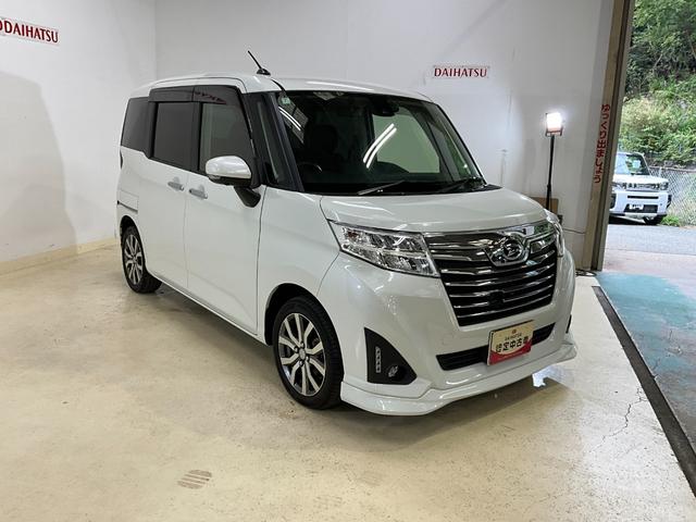 トールカスタムＧ　ターボ　ＳＡIIターボ車　７インチメモリーナビ　全方位カメラ　両側電動スライドドア　オートライト　ＥＴＣ　アルミホイール　キーフリーシステム　プッシュスタート（京都府）の中古車