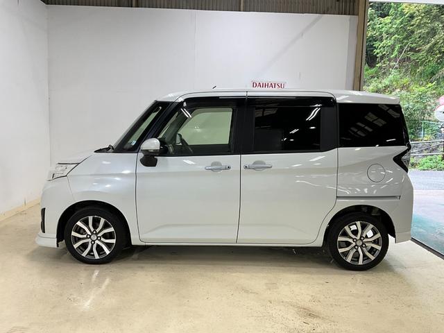 トールカスタムＧ　ターボ　ＳＡIIターボ車　７インチメモリーナビ　全方位カメラ　両側電動スライドドア　オートライト　ＥＴＣ　アルミホイール　キーフリーシステム　プッシュスタート（京都府）の中古車