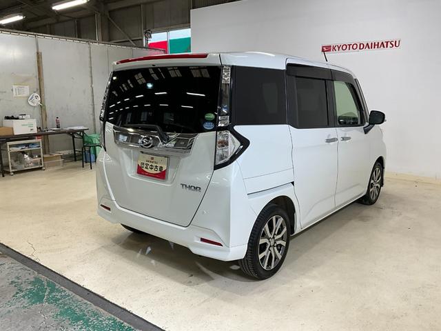 トールカスタムＧ　ターボ　ＳＡIIターボ車　７インチメモリーナビ　全方位カメラ　両側電動スライドドア　オートライト　ＥＴＣ　アルミホイール　キーフリーシステム　プッシュスタート（京都府）の中古車