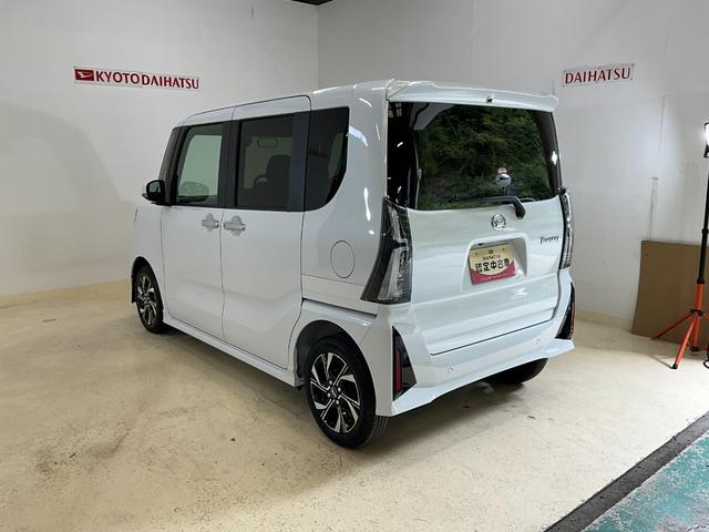 タントカスタムＸ　届出済未使用車　電動スライドドア　ナビワンオーナー　衝突軽減ブレーキ　認定中古車　ナビ　両側電動スライドドア　電動パーキングブレーキ　オートブレーキホールド機能　運転席助手席シートヒーター　オートライト　バックモニター（京都府）の中古車