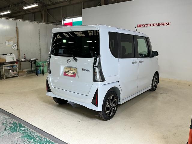 タントカスタムＸ　届出済未使用車　電動スライドドア　ナビワンオーナー　衝突軽減ブレーキ　認定中古車　ナビ　両側電動スライドドア　電動パーキングブレーキ　オートブレーキホールド機能　運転席助手席シートヒーター　オートライト　バックモニター（京都府）の中古車