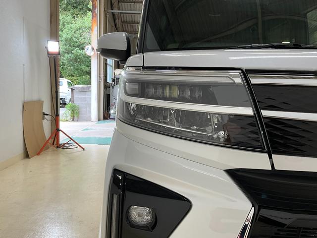 タントカスタムＸ　届出済未使用車　電動スライドドア　ナビワンオーナー　衝突軽減ブレーキ　認定中古車　ナビ　両側電動スライドドア　電動パーキングブレーキ　オートブレーキホールド機能　運転席助手席シートヒーター　オートライト　バックモニター（京都府）の中古車