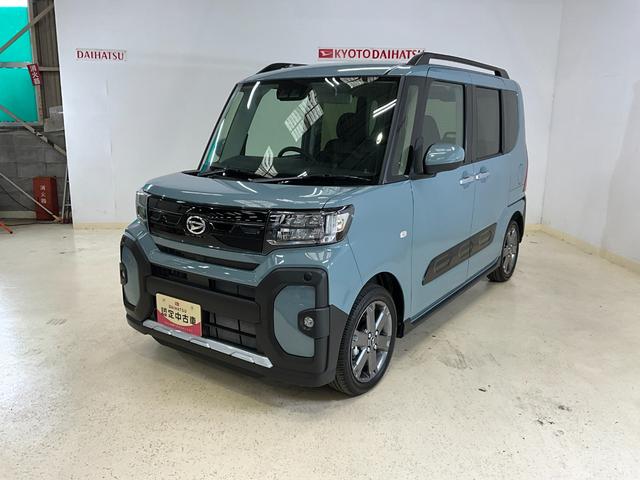 タントファンクロスターボ　ワンオーナー　電動スライド　ＬＥＤヘッドターボ　ワンオーナー　後席両側電動スライドドア　ＬＥＤヘッドライト　シートヒーター　高年式　低走行　被害軽減ブレーキ　最新スマートアシスト　オートライト　カーペットマット付（京都府）の中古車