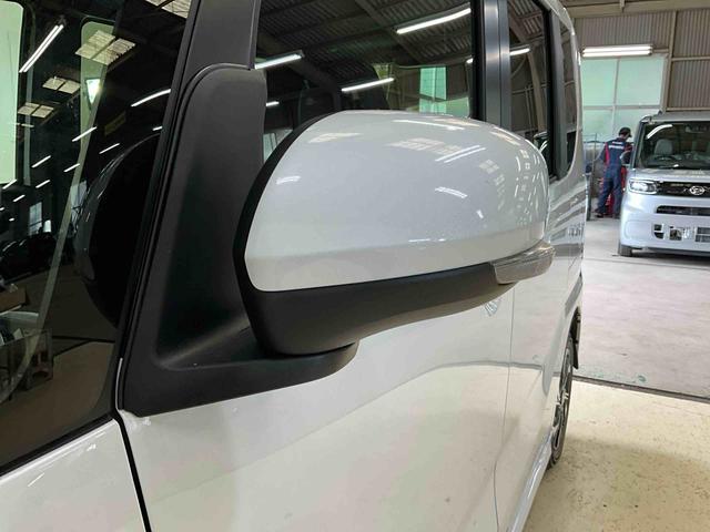 タントカスタムＸ届出済み未使用車　両側リヤパワースライドドアスマートアシスト　両側リヤパワースライドドア　プッシュボタンエンジンスタート　ＬＥＤヘッドライト　オートエアコン　オートライト　シートヒーター　アルミホイール　バックカメラ　コーナーセンサー　ＡＢＳ（京都府）の中古車