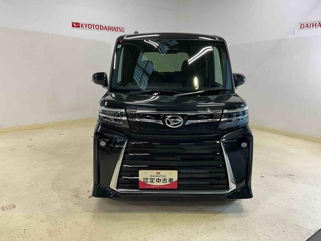 タントカスタムX 届出済未使用車 前席シートヒーターワンオーナー 衝突軽減ブレーキ 認定中古車 運転席助手席シートヒーター 両側電動スライドドア 電動パーキングブレーキ オートブレーキホールド機能 プッシュボタンスタート スマートキー オーディオレス車(京都府)の中古車