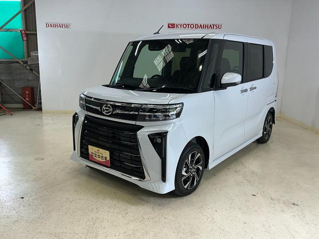 タントカスタムX 届出済み未使用車 両側連動スライド キーフリーバックカメラ対応 届出済み未使用車 両側パワースライドドア ベンチシート シートヒーター オートライト アルミホイール LEDヘッドランプ プッシュボタンスタート キーフリー アイドリングストップ(京都府)の中古車