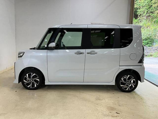 タントカスタムX 届出済み未使用車 両側連動スライド キーフリーバックカメラ対応 届出済み未使用車 両側パワースライドドア ベンチシート シートヒーター オートライト アルミホイール LEDヘッドランプ プッシュボタンスタート キーフリー アイドリングストップ(京都府)の中古車