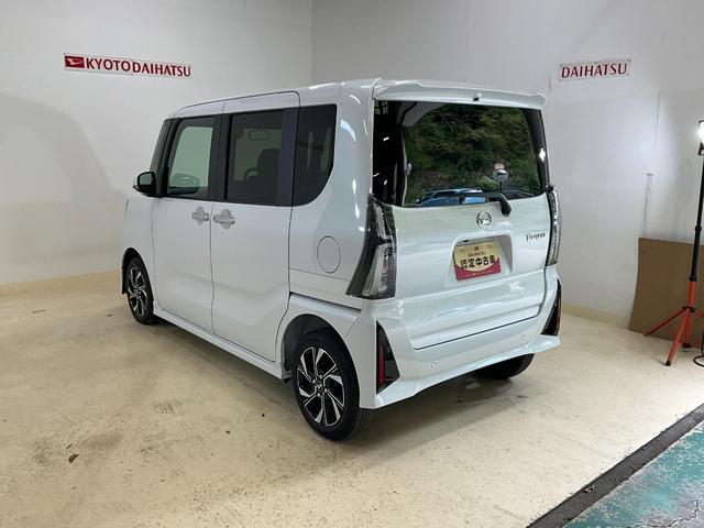 タントカスタムX 届出済み未使用車 両側連動スライド キーフリーバックカメラ対応 届出済み未使用車 両側パワースライドドア ベンチシート シートヒーター オートライト アルミホイール LEDヘッドランプ プッシュボタンスタート キーフリー アイドリングストップ(京都府)の中古車