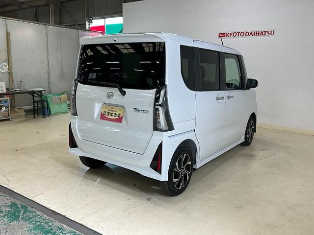 タントカスタムX 届出済み未使用車 両側連動スライド キーフリーバックカメラ対応 届出済み未使用車 両側パワースライドドア ベンチシート シートヒーター オートライト アルミホイール LEDヘッドランプ プッシュボタンスタート キーフリー アイドリングストップ(京都府)の中古車
