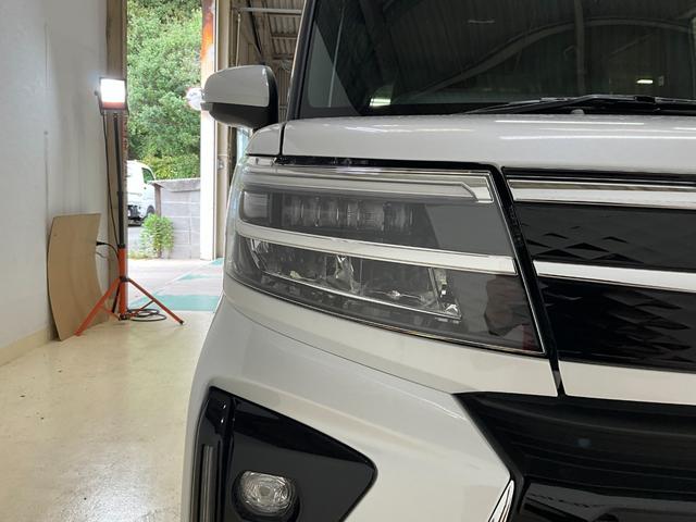 タントカスタムX 届出済み未使用車 両側連動スライド キーフリーバックカメラ対応 届出済み未使用車 両側パワースライドドア ベンチシート シートヒーター オートライト アルミホイール LEDヘッドランプ プッシュボタンスタート キーフリー アイドリングストップ(京都府)の中古車