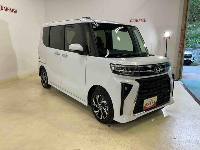タントカスタムX 届出済未使用車 オーディオレス届出済未使用車 オーディオレス バックカメラ キーフリー プッシュスタート 運転席助手席シートヒーター LEDヘッドライト LEDフォグランプ 両側電動スライドドア(京都府)の中古車