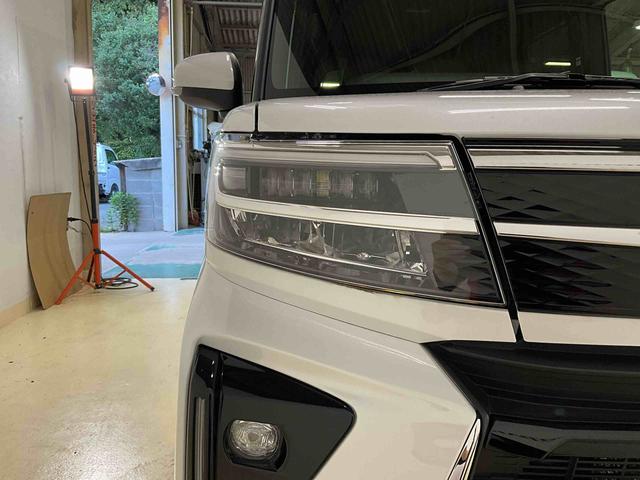 タントカスタムX 届出済未使用車 オーディオレス届出済未使用車 オーディオレス バックカメラ キーフリー プッシュスタート 運転席助手席シートヒーター LEDヘッドライト LEDフォグランプ 両側電動スライドドア(京都府)の中古車