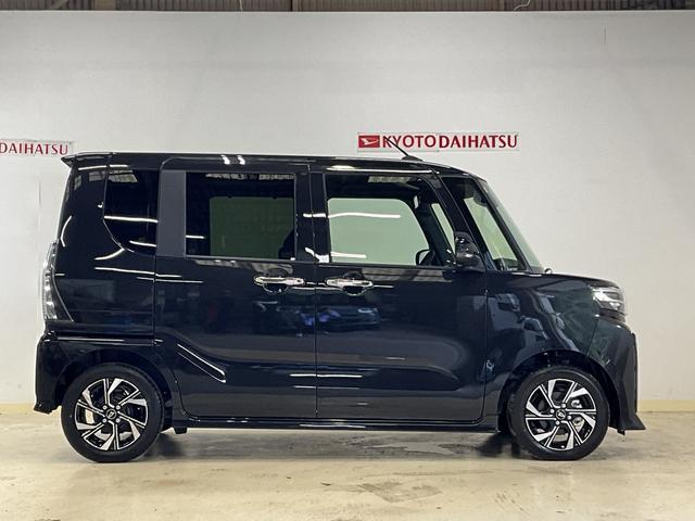 タントカスタムＸ　届出済未使用車　シートヒーター　コーナーセンサー届出済未使用車　シートヒーター　前後コーナーセンサー　両側電動スライドドア　電子パーキング　オートブレーキホールド　ＬＥＤヘッドライト　１４インチ純正アルミホイール　スマートキー　プッシュスタート（京都府）の中古車