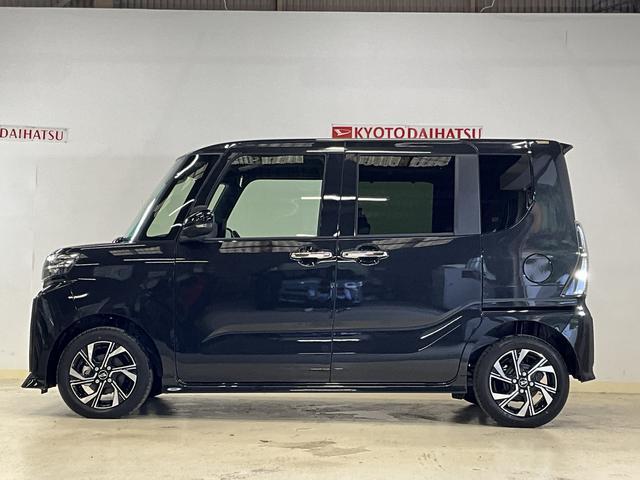 タントカスタムＸ　届出済未使用車　シートヒーター　コーナーセンサー届出済未使用車　シートヒーター　前後コーナーセンサー　両側電動スライドドア　電子パーキング　オートブレーキホールド　ＬＥＤヘッドライト　１４インチ純正アルミホイール　スマートキー　プッシュスタート（京都府）の中古車