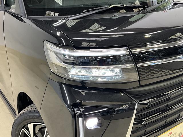 タントカスタムＸ　届出済未使用車　シートヒーター　コーナーセンサー届出済未使用車　シートヒーター　前後コーナーセンサー　両側電動スライドドア　電子パーキング　オートブレーキホールド　ＬＥＤヘッドライト　１４インチ純正アルミホイール　スマートキー　プッシュスタート（京都府）の中古車