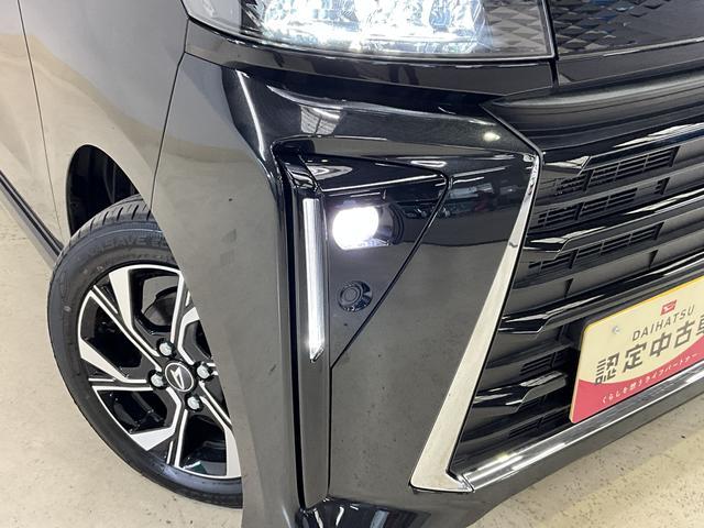 タントカスタムＸ　届出済未使用車　シートヒーター　コーナーセンサー届出済未使用車　シートヒーター　前後コーナーセンサー　両側電動スライドドア　電子パーキング　オートブレーキホールド　ＬＥＤヘッドライト　１４インチ純正アルミホイール　スマートキー　プッシュスタート（京都府）の中古車