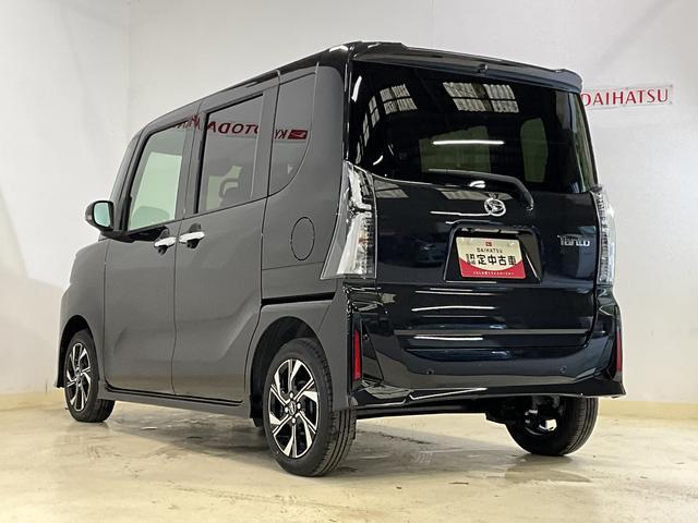 タントカスタムＸ　届出済未使用車　シートヒーター　コーナーセンサー届出済未使用車　シートヒーター　前後コーナーセンサー　両側電動スライドドア　電子パーキング　オートブレーキホールド　ＬＥＤヘッドライト　１４インチ純正アルミホイール　スマートキー　プッシュスタート（京都府）の中古車