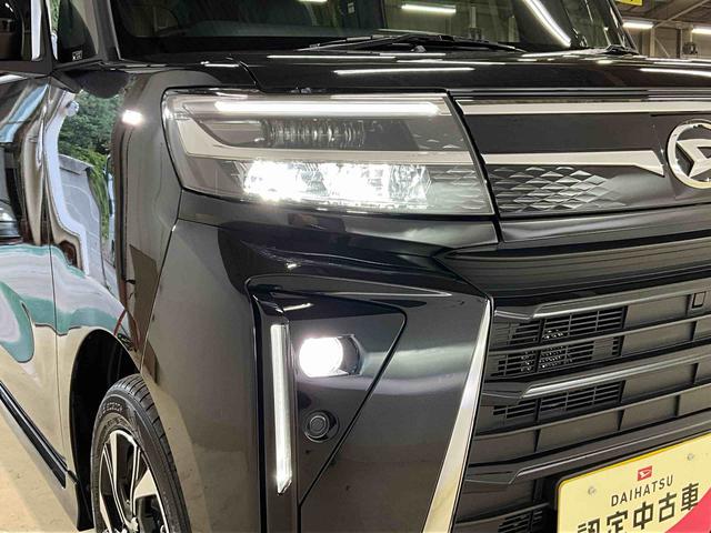 タントカスタムＸ　届出済み未使用車　両側リヤパワースライドドアスマートアシスト　両側リヤパワースライドドア　プッシュボタンエンジンスタート　ＬＥＤヘッドライト　オートエアコン　コーナーセンサー　シートヒーター　アルミホイール　オートライト　バックカメラ　ＡＢＳ（京都府）の中古車