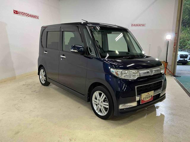 タントカスタムＶセレクションターボ　片側電動スライドドア　ターボ車運転席助手席エアバック　ディスチャージヘッドライト　オートライト片側電動スライドドア　純正アルミホイール　ＥＴＣ車載器　バックカメラ　ＨＤＤナビゲーション　フルセグＴＶチューナー　ベンチシート（京都府）の中古車