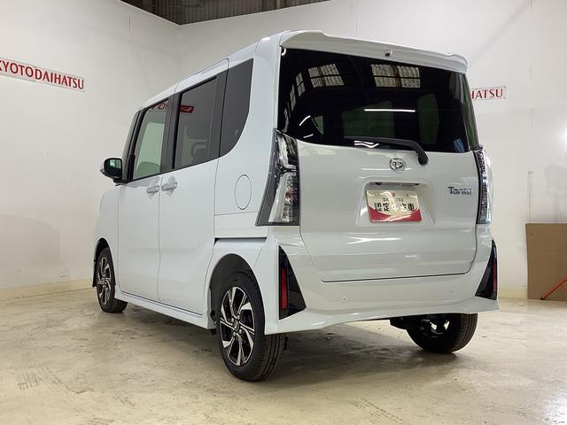 タントカスタムＸ　両側電動スライドドア　前後コーナーセンサー両側電動スライドドア　前後コーナーセンサー　前席シートヒーター　オートマチックハイビーム　ＬＥＤヘッドライト　オートブレーキホールド　電子パーキング　プッシュスタート　１４インチ純正アルミホイール（京都府）の中古車