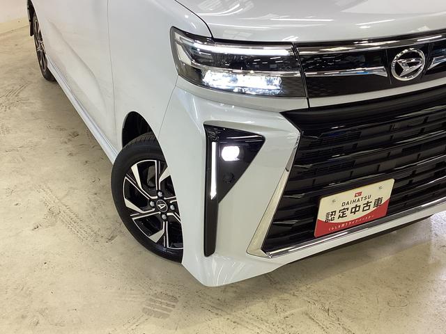 タントカスタムＸ　届出済み未使用車　両側電動スライドドア両側電動スライドドア　前後コーナーセンサー　前席シートヒーター　電子パーキング　オートマチックハイビーム　ＬＥＤヘッドライト　スマートキー　プッシュスタート　１４インチ純正アルミホイール　ＡＢＳ（京都府）の中古車
