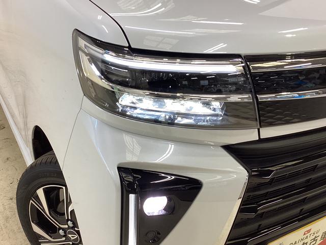 タントカスタムＸ　届出済み未使用車　両側電動スライドドア両側電動スライドドア　前後コーナーセンサー　前席シートヒーター　電子パーキング　オートマチックハイビーム　ＬＥＤヘッドライト　スマートキー　プッシュスタート　１４インチ純正アルミホイール　ＡＢＳ（京都府）の中古車