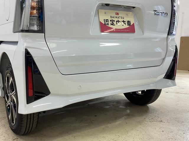 タントカスタムＸ　届出済み未使用車　両側電動スライドドア両側電動スライドドア　前後コーナーセンサー　前席シートヒーター　電子パーキング　オートマチックハイビーム　ＬＥＤヘッドライト　スマートキー　プッシュスタート　１４インチ純正アルミホイール　ＡＢＳ（京都府）の中古車