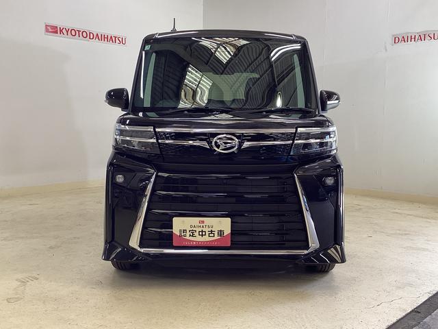 タントカスタムＸ　届出済み未使用車　両側電動スライド　キーフリーバックカメラ対応　両側電動スライドドア　クリアランスソナー　シートヒーター　オートマチックハイビーム　ＬＥＤヘッドライト　キーフリー　プッシュスタート　１４インチ純正アルミホイール　ＬＥＤヘッドランプ（京都府）の中古車