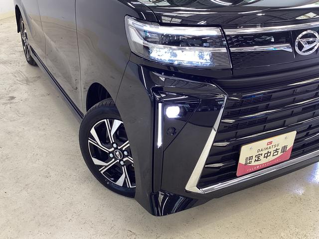 タントカスタムＸ　届出済み未使用車　両側電動スライド　キーフリーバックカメラ対応　両側電動スライドドア　クリアランスソナー　シートヒーター　オートマチックハイビーム　ＬＥＤヘッドライト　キーフリー　プッシュスタート　１４インチ純正アルミホイール　ＬＥＤヘッドランプ（京都府）の中古車