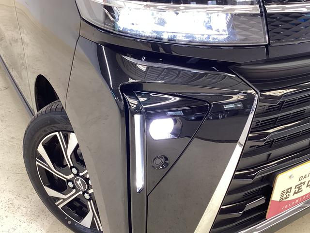 タントカスタムＸ　届出済み未使用車　両側電動スライド　キーフリーバックカメラ対応　両側電動スライドドア　クリアランスソナー　シートヒーター　オートマチックハイビーム　ＬＥＤヘッドライト　キーフリー　プッシュスタート　１４インチ純正アルミホイール　ＬＥＤヘッドランプ（京都府）の中古車