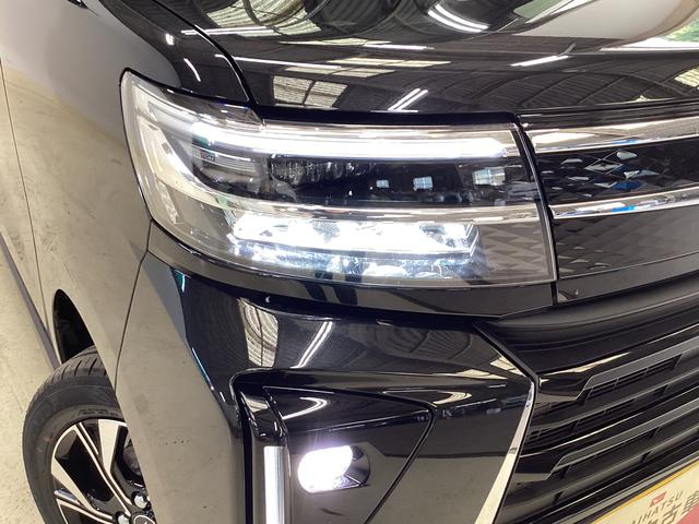 タントカスタムＸ　両側電動スライドドア　ＬＥＤヘッドライト　２ＷＤ両側リヤパワースライドドア　プッシュボタンエンジンスタート　ＬＥＤヘッドライト　スマートアシスト　アルミホイール　バックカメラ　オートエアコン　オートライト　シートヒーター　コーナーセンサー　ＡＢＳ（京都府）の中古車