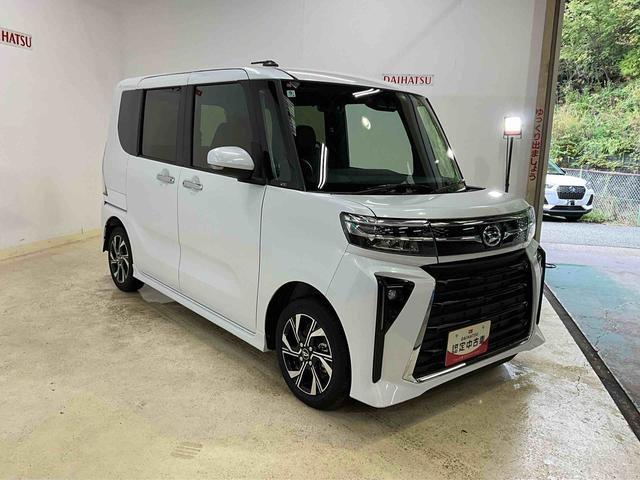 タントカスタムＸ　ＬＥＤヘッドランプ　シートヒーター　キーフリーオーディオレス　バックカメラ対応　運転席・助手席シートヒーター完備　運転席・助手席・サイドエアバッグ　プッシュボタンスタート　キーフリー　スマアシ　ＬＥＤヘッドライト　ＡＢＳ　アイドリングストップ（京都府）の中古車