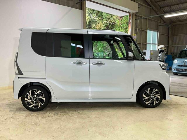 タントカスタムＸ　ＬＥＤヘッドランプ　シートヒーター　キーフリーオーディオレス　バックカメラ対応　運転席・助手席シートヒーター完備　運転席・助手席・サイドエアバッグ　プッシュボタンスタート　キーフリー　スマアシ　ＬＥＤヘッドライト　ＡＢＳ　アイドリングストップ（京都府）の中古車