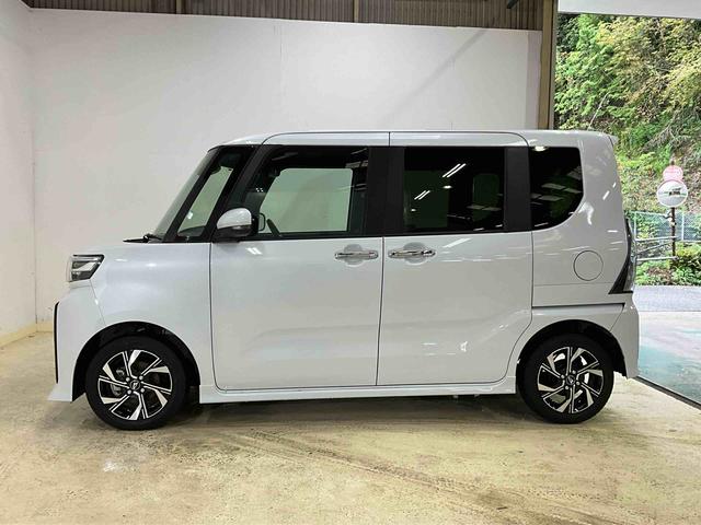 タントカスタムＸ　ＬＥＤヘッドランプ　シートヒーター　キーフリーオーディオレス　バックカメラ対応　運転席・助手席シートヒーター完備　運転席・助手席・サイドエアバッグ　プッシュボタンスタート　キーフリー　スマアシ　ＬＥＤヘッドライト　ＡＢＳ　アイドリングストップ（京都府）の中古車