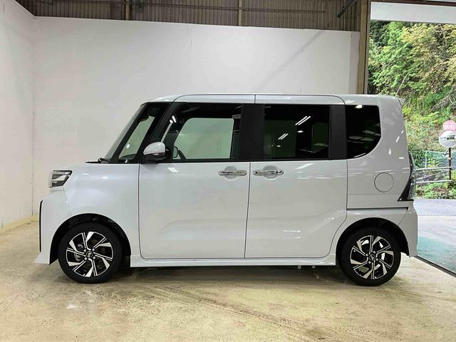 タントカスタムＸ　ＬＥＤヘッドランプ　シートヒーター　キーフリーオーディオレス　バックカメラ対応　運転席・助手席シートヒーター完備　運転席・助手席・サイドエアバッグ　プッシュボタンスタート　キーフリー　スマアシ　ＬＥＤヘッドライト　ＡＢＳ　アイドリングストップ（京都府）の中古車