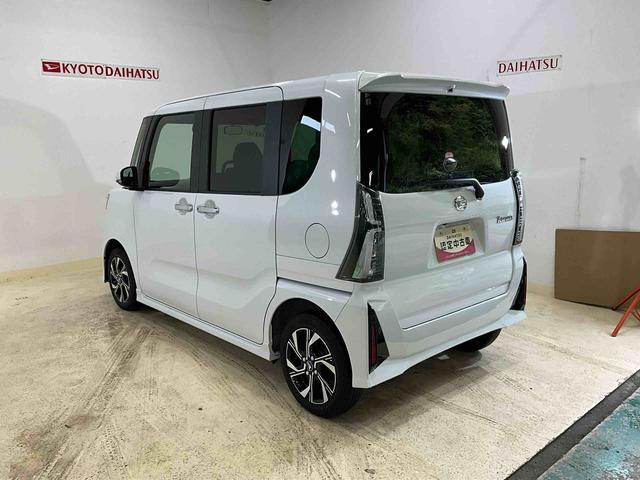 タントカスタムＸ　ＬＥＤヘッドランプ　シートヒーター　キーフリーオーディオレス　バックカメラ対応　運転席・助手席シートヒーター完備　運転席・助手席・サイドエアバッグ　プッシュボタンスタート　キーフリー　スマアシ　ＬＥＤヘッドライト　ＡＢＳ　アイドリングストップ（京都府）の中古車