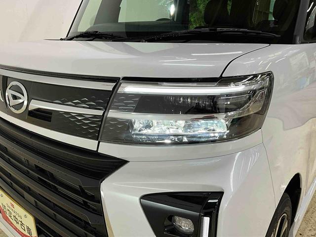 タントカスタムＸ　ＬＥＤヘッドランプ　シートヒーター　キーフリーオーディオレス　バックカメラ対応　運転席・助手席シートヒーター完備　運転席・助手席・サイドエアバッグ　プッシュボタンスタート　キーフリー　スマアシ　ＬＥＤヘッドライト　ＡＢＳ　アイドリングストップ（京都府）の中古車