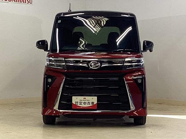 タントカスタムＲＳ　ターボ　ワンオーナー　両側電動スライドドアワンオーナー　９インチディスプレイオーディオ　バックカメラ　両側電動スライドドア　前後コーナーセンサー　前席シートヒーター　ＵＳＢ　Ｂｌｕｅｔｏｏｔｈ　　スマートキー　１５インチ純正アルミホイール（京都府）の中古車