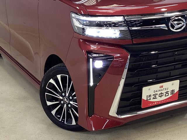 タントカスタムＲＳ　ターボ　ワンオーナー　両側電動スライドドアワンオーナー　９インチディスプレイオーディオ　バックカメラ　両側電動スライドドア　前後コーナーセンサー　前席シートヒーター　ＵＳＢ　Ｂｌｕｅｔｏｏｔｈ　　スマートキー　１５インチ純正アルミホイール（京都府）の中古車