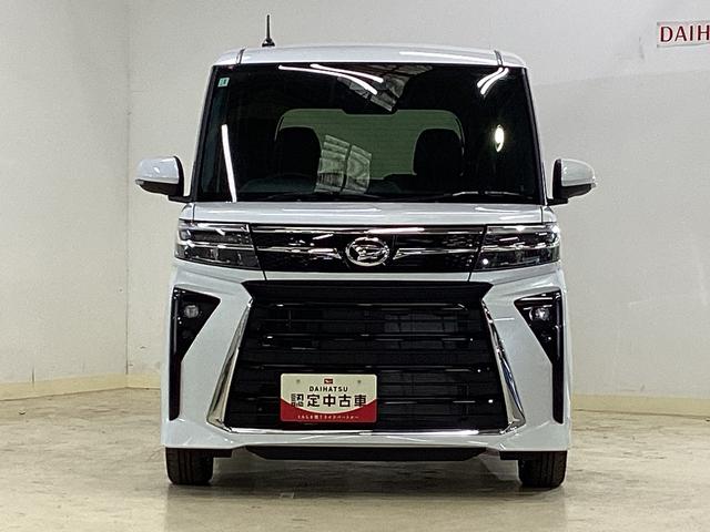 タントカスタムＸ　届出済み未使用車　スマートアシストスマートアシスト　バックカメラ　プッシュボタンエンジンスタート　ＬＥＤヘッドライト　両側リヤパワースライドドア　オートエアコン　コーナーセンサー　アルミホイール　シートヒーター　アイドリングストップ（京都府）の中古車